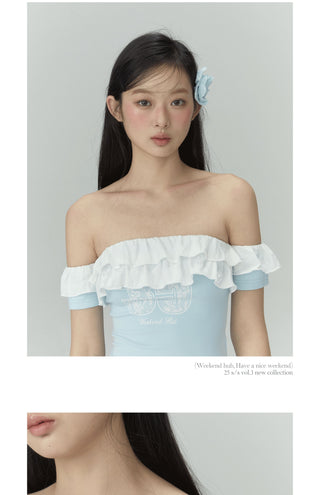 [WEEKH] Ruffled sports tee
