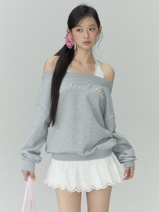 [WEEKH] Lace A-line skirt