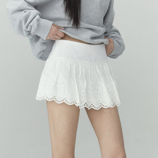[WEEKH] Lace A-line skirt