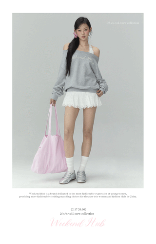 [WEEKH] Lace A-line skirt