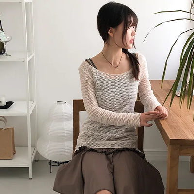 calm mesh knit