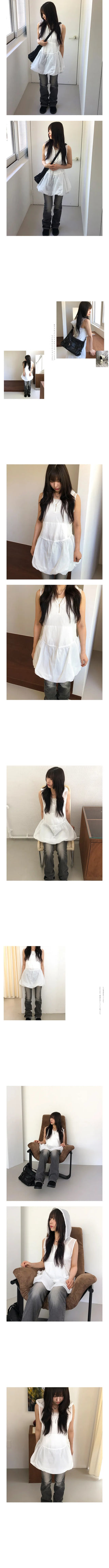 nylon breeze hood dress