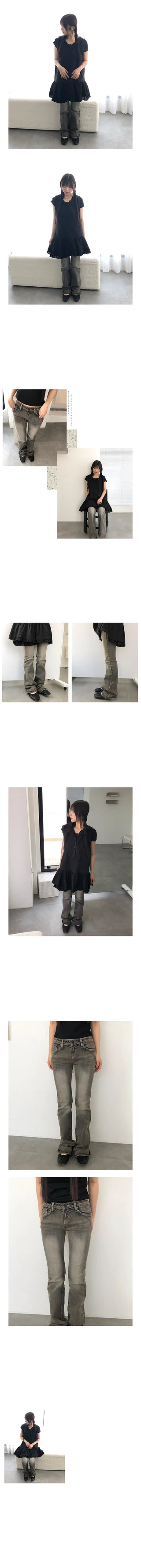 shade boot-cut pants