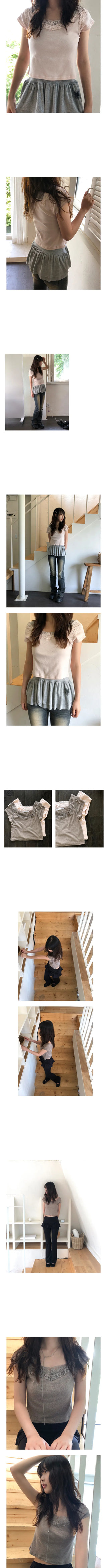 swpre lace tee