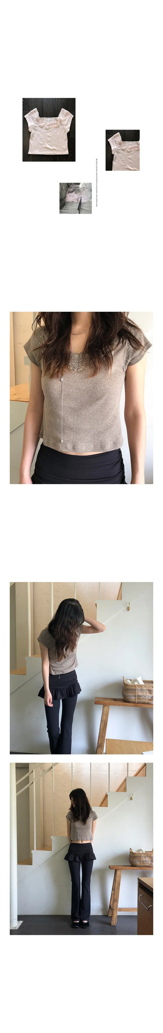 swpre lace tee