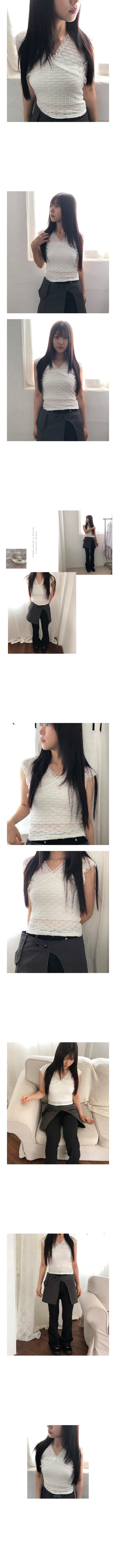 trim lace tee