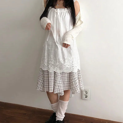 check hool skirt