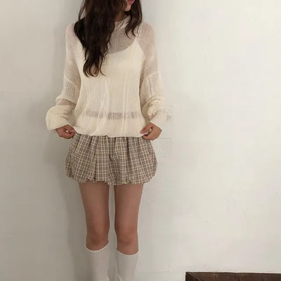 check balloon skirt