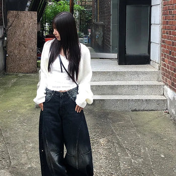 hood bolero knit