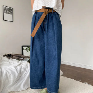 belt wide pants