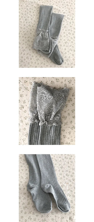 vintage lace long socks
