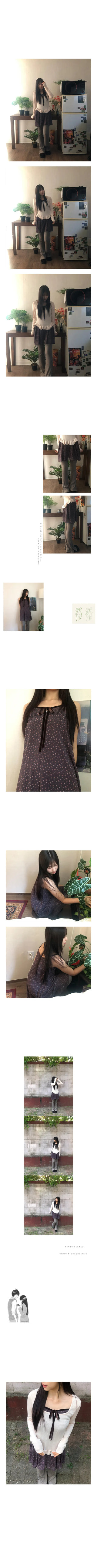 flower velvet string dress