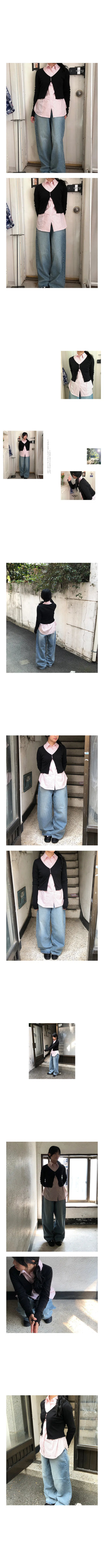 punching wave cardigan