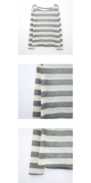 tsuki stripe knit