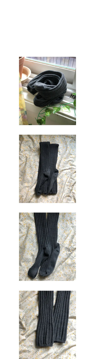 ribbed maki socks