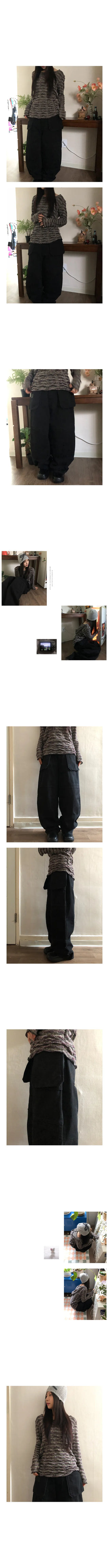 two-way pocket cargo pants