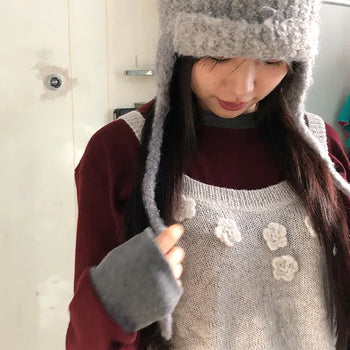 botan knit vest