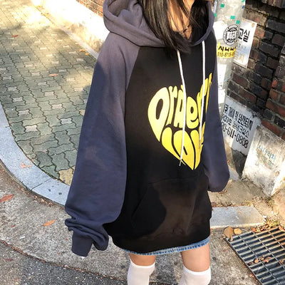 raglan over hood tee