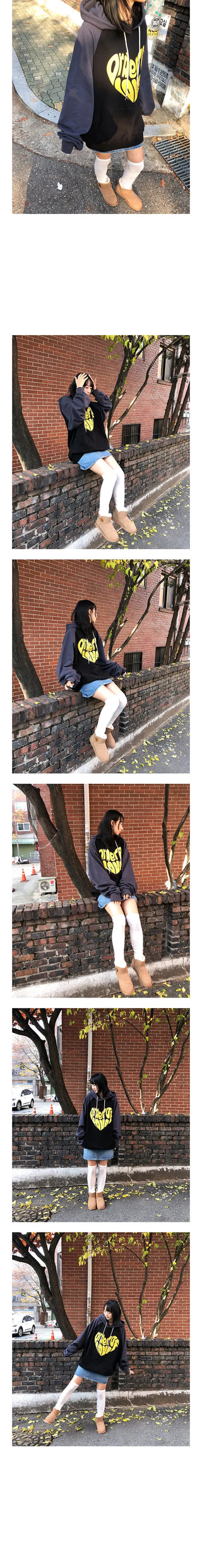 raglan over hood tee