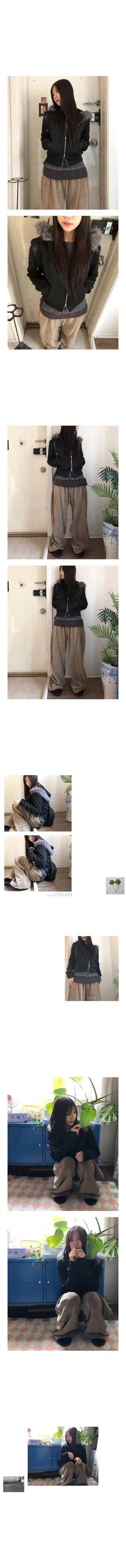fur tuyu zipup