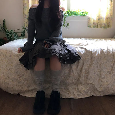 miming long socks