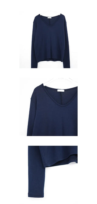 line fleece tee