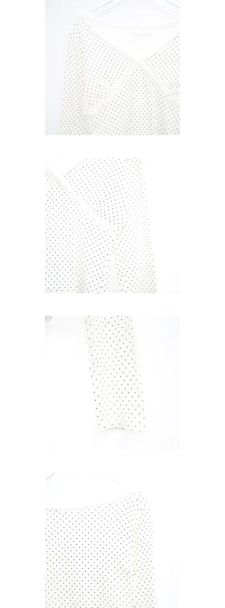 dot lace tee