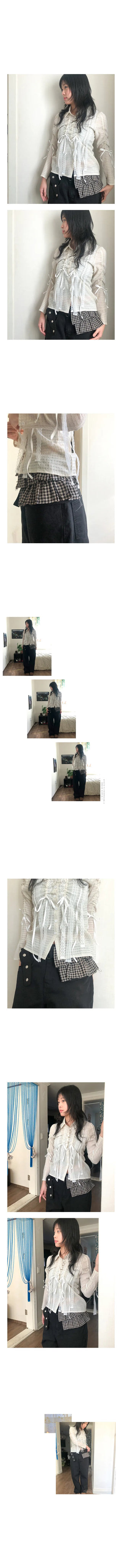 yuwari check belt bag