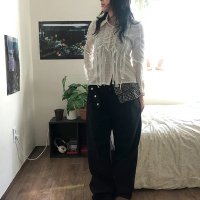 lace toumi shirt