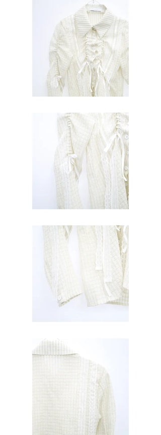 lace toumi shirt