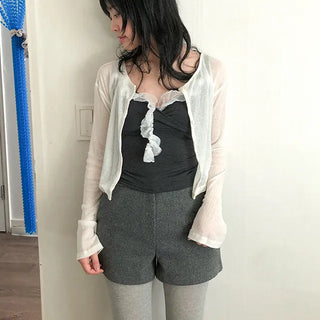 shamir lace top