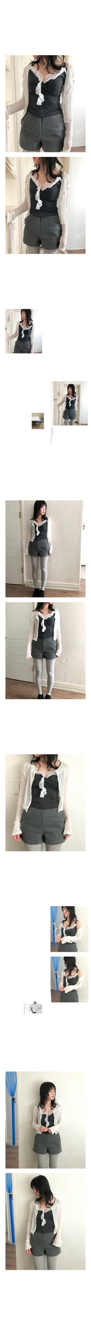 shamir lace top