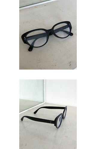 laz black glasses