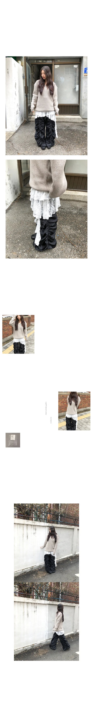 hifumi lace skirt