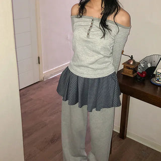 mikuri skirt pants