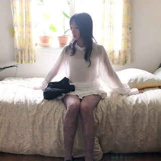 rose purple stocking