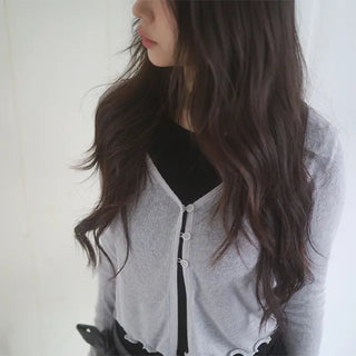 jargle button cardigan