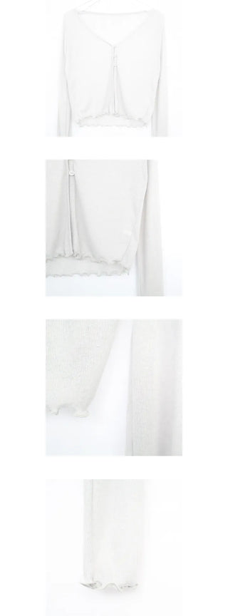 jargle button cardigan