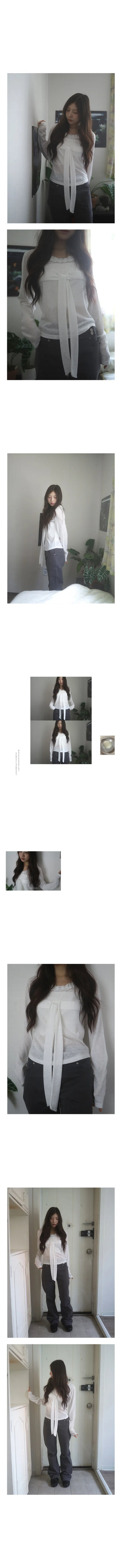 lnaho ribbon frill tee
