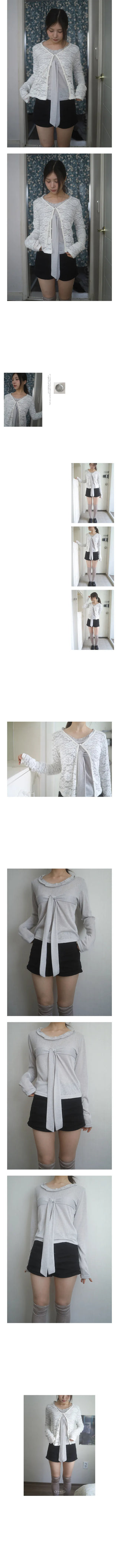 lnaho ribbon frill tee