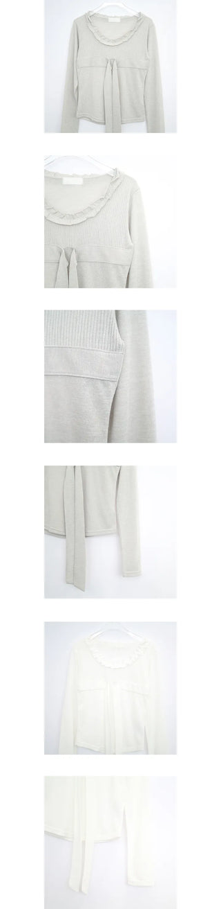 lnaho ribbon frill tee