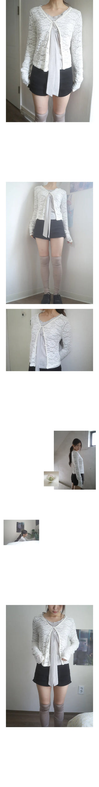 fuyoru lace cardigan