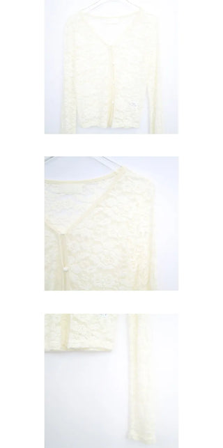 fuyoru lace cardigan