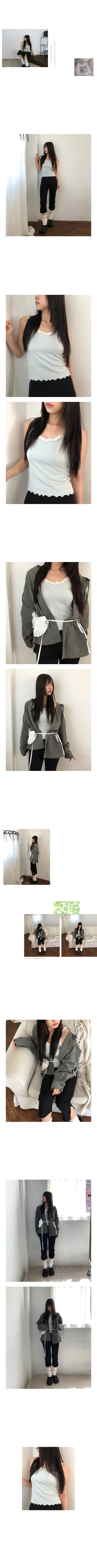 lace classic up vintage top