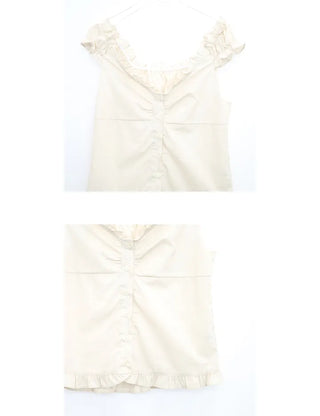 usurai frill blouse
