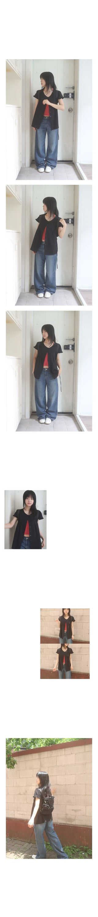 saaya frill blouse