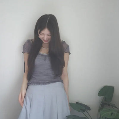 soft lace tee
