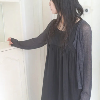 net loose cardigan