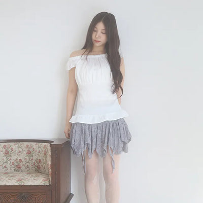 horuri shirring blouse
