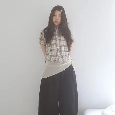 yogo check shirt